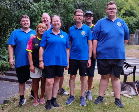 Das Foto zeigt die Mannschaft des CGC Grötzingen beim Monta-Pokal 2025