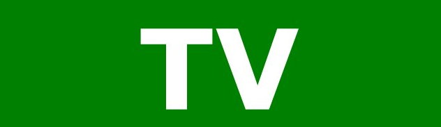Das Bild zeigt die Buchstaben TV