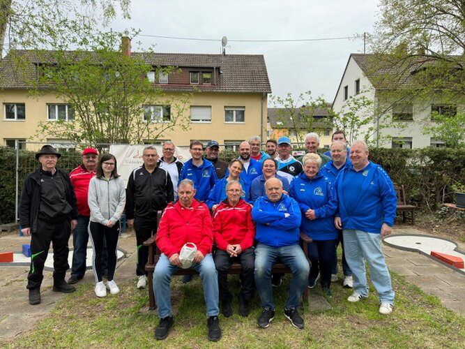 Das Foto zeigt die Teilnehmer des Ranglistenturniers am 15.04.2023 in Grötzingen Foto: Sigrun Mössinger 