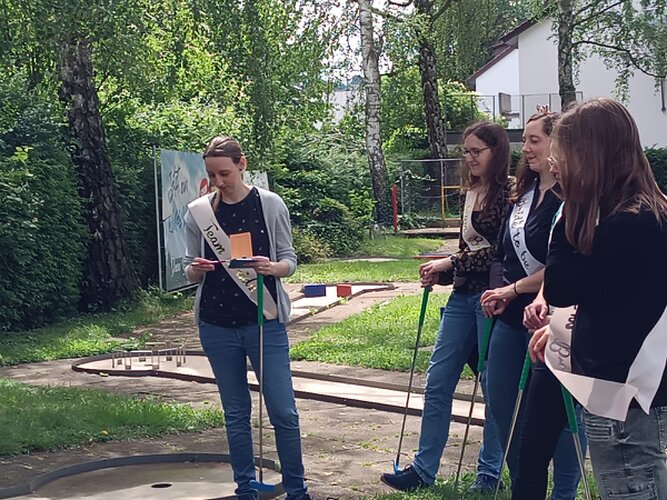 Junggesellinnen-Abschied bei uns auf der Cobigolf-Anlage (Foto: Petra Kindler)