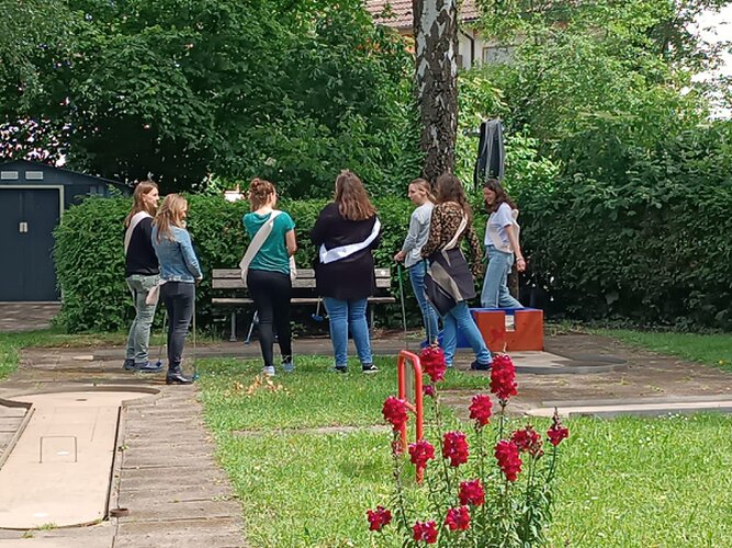 Junggesellinnen-Abschied bei uns auf der Cobigolf-Anlage (Foto: Petra Kindler)