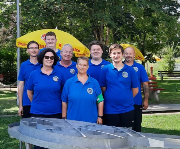 Foto Das Foto zeigt das Team des Spieltages in Rheinstetten Foto: Tamara Hartkorn (CGC Blau-Gelb Grötzingen)