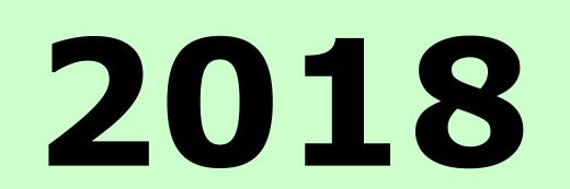 Die Grafik zeigt die Jahreszahl 2018