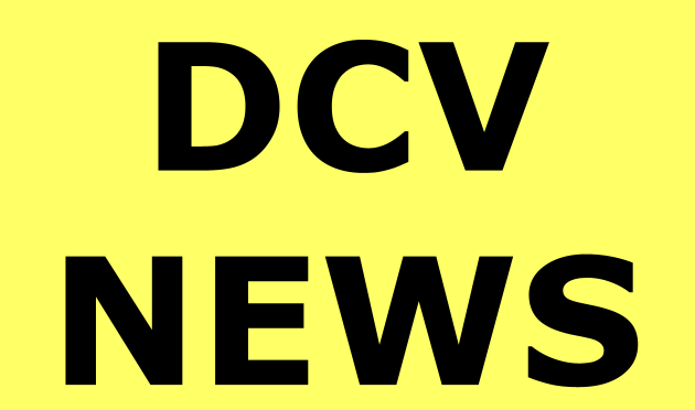 Die Grafik stellt den Text DCV News dar