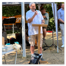 Das Bild zeigt Eindrücke von der Eröffnungsfeier der DM Cobigolf 2026 in Krumbach<br />© Ash Peithmann (1. Essener CGC Blau-Gold)