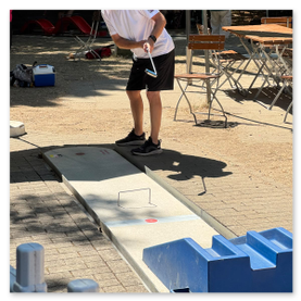 Das Bild zeigt Eindrücke von der Eröffnungsfeier der DM Cobigolf 2026 in Krumbach<br />© Ash Peithmann (1. Essener CGC Blau-Gold)