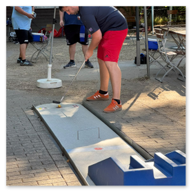 Das Foto zeigt Teilnehmer der Deutschen Cobigolf-Meisterschaft 2026 in Krumbach<br />© Ash Peithmann (1. Essener CGC Blau-Gold)