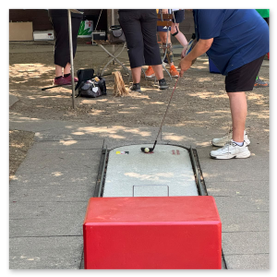 Das Foto zeigt Teilnehmer der Deutschen Cobigolf-Meisterschaft 2026 in Krumbach<br />© Ash Peithmann (1. Essener CGC Blau-Gold)