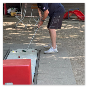 Das Foto zeigt Teilnehmer der Deutschen Cobigolf-Meisterschaft 2026 in Krumbach<br />© Ash Peithmann (1. Essener CGC Blau-Gold)