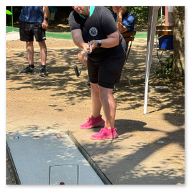 Das Foto zeigt Teilnehmer der Deutschen Cobigolf-Meisterschaft 2026 in Krumbach<br />© Ash Peithmann (1. Essener CGC Blau-Gold)
