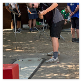 Das Foto zeigt Teilnehmer der Deutschen Cobigolf-Meisterschaft 2026 in Krumbach<br />© Ash Peithmann (1. Essener CGC Blau-Gold)