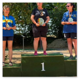 DM Cobigolf - Krumbach 2026 - Siegerehrung<br /><br />©Ash Peithmann (1. Essener CGC Blau-Gold)