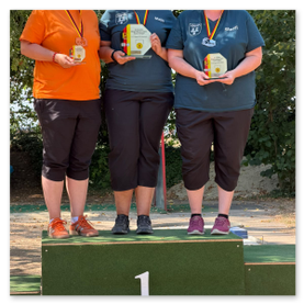 DM Cobigolf - Krumbach 2026 - Siegerehrung<br /><br />©Ash Peithmann (1. Essener CGC Blau-Gold)