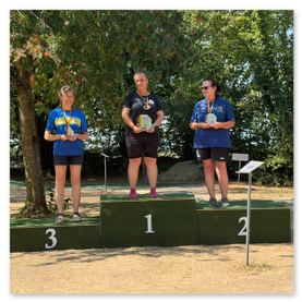 DM Cobigolf - Krumbach 2026 - Siegerehrung<br /><br />©Ash Peithmann (1. Essener CGC Blau-Gold)