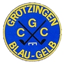 Das Bild zeigt das Wappen des CGC Blau-Gelb Grötzingen