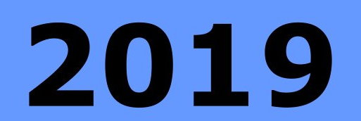 Die Grafik zeigt die Jahreszahl 2019
